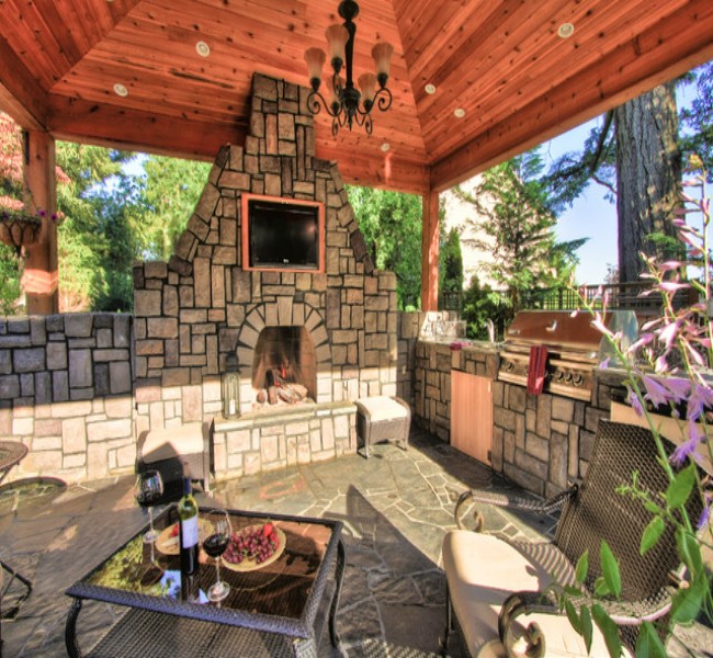 Gazebo Fireplace Ideas 1 – Pergola Gazebos: