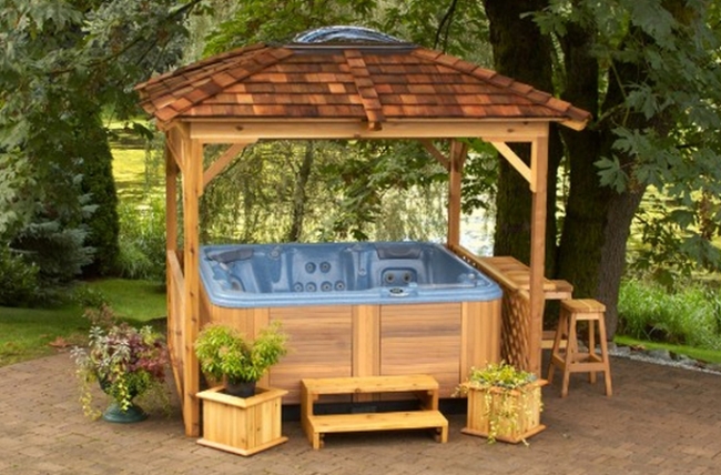 Private Hot Tub Gazebo Ideas Pergola Gazebos