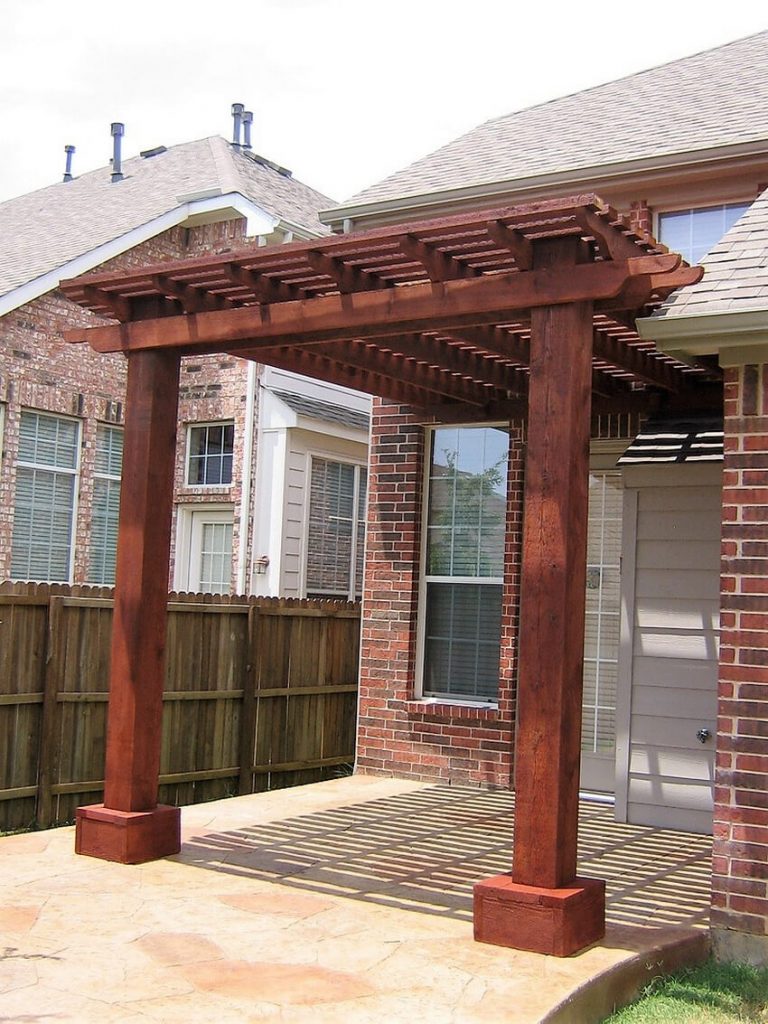 Shaded Attached Pergola Design Plans for Your Home | Pergola Gazebos: