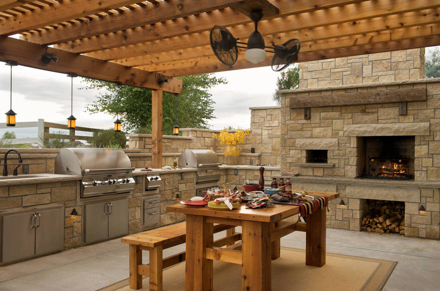 outdoor kitchen plans 2 – Pergola Gazebos: