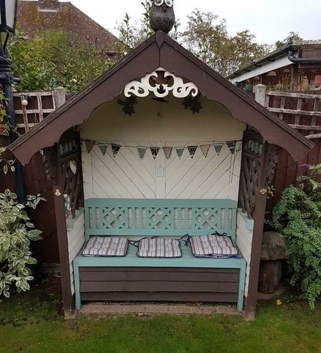 garden arbor benches (2)