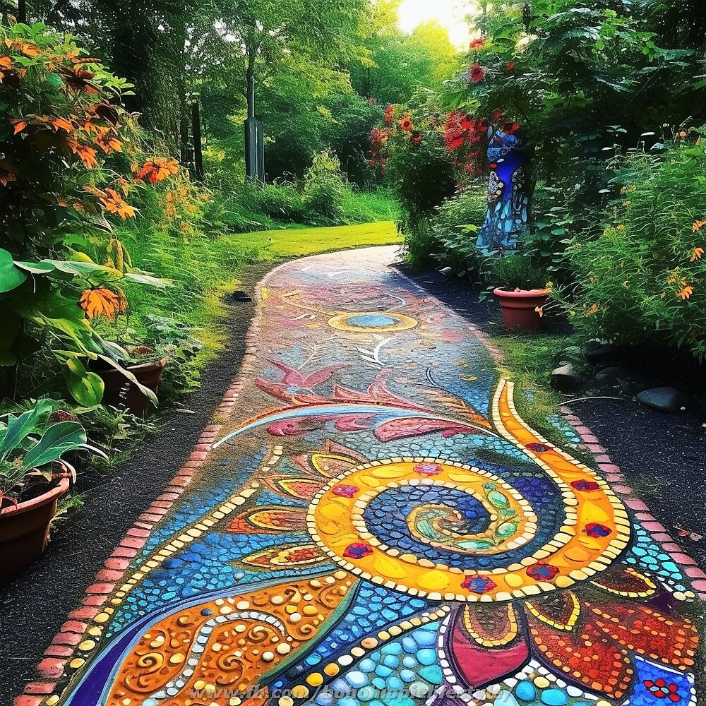 Journey of Creativity: Inspiring Ideas for Bohemian Garden Pathways ...